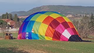 langsame Landung eines Heißluftballons  Ballon  Viajes Experiencias  Trip [upl. by Frydman]