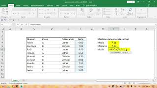Medidas de tendencia central [upl. by Neerak357]