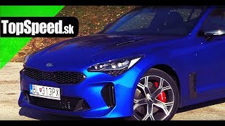 Jazda KIA Stinger 33 V6  Maroš ČABÁK TOPSPEEDsk [upl. by Nemlaz]