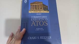 COMENTÁRIO EXEGÉTICO DE ATOS DE CRAIG S KENNER CPAD comentáriobiblico review [upl. by Donni]