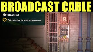 dying light 2 pull the cable through the basement broadcast mission walkthrough [upl. by Aramois]