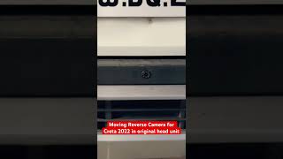 Moving Reverse Camera for Creta 2022 in Original head unit shorts viralshort trending [upl. by Stoll241]