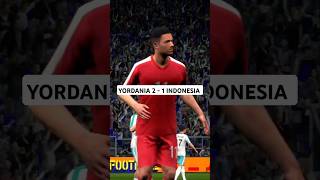 YORDANIA VS INDONESIA  FIFA MATCH DAY efootball football timnasindonesia shorts [upl. by Iphigeniah995]