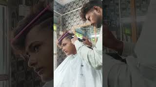 newcut hairstyle model hair barber saloon trendingsong youtubeshorts moreviews viralpost [upl. by Delcina513]