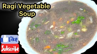 Ragi Vegetable SoupHealthy amp Weight Loss Recipe healthyrecipes healthysoups ragisoup weightloss [upl. by Doykos535]