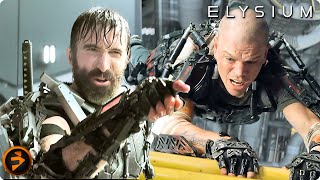 ELYSIUM  Max vs Kruger Final Battle Scene  Matt Damon Scifi Movie [upl. by Yorel]