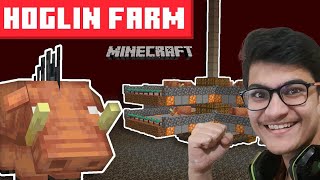 I MADE A BIG HOGLIN FARM IN MY SURVIVAL WORLD  FLOWXVERSE minecraft youtube [upl. by Nosyla952]