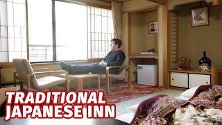 Traditional Japanese Inn Room Tour  Incredible Experience [upl. by Calica]