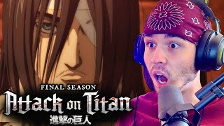 HOW IS HE HERE  Attack On Titan 4x3 FIRST TIME REACTION [upl. by Dulci]