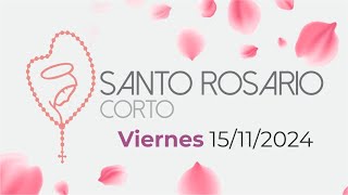 Santo Rosario corto de hoy viernes 15112024 [upl. by Benedict]