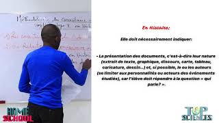 Cours dHist Géo Niveau Tle  Méthodologie du Commentaire de Documents sujet de type 2 [upl. by Jamil429]