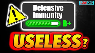 Defensive Immunity is USELESS on NBA 2K25 [upl. by Nylatsirhc]