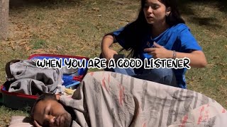 When you are a good listener Ft Funnymaniiiii [upl. by Deacon]