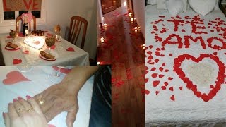 IDEAS PARA SORPRENDER A TU PAREJA ANIVERSARIO CENA ROMANTICA💕 [upl. by Aulea951]