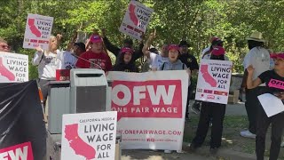 New campaign to increase California minimum wage to 2224 [upl. by Pallua391]