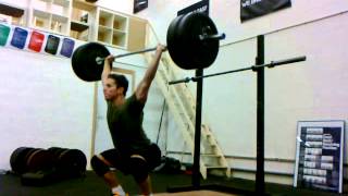 Sébastien Ferket  overhead squat 100 kg [upl. by Kandace]