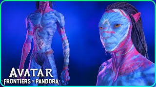 How to Get Red Body Face Paint Colors Avatar Frontiers of Pandora [upl. by Nauqed490]