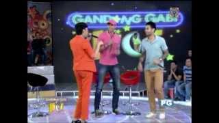 Cagers Arwind Ronald sing Pusong Bato on GGV [upl. by Burrill604]