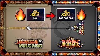 50k coins to 200m coins 🔥  coins increasing  unknown gamer 8bp • 8 ball pool [upl. by Aihsar]