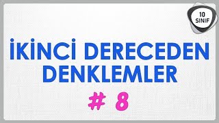 İkinci Dereceden Denklemler 8  Karmaşık Sayılar 3 10 Sınıf  yeni müfredat [upl. by Aridatha]