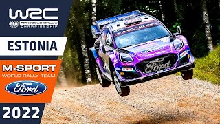 MSport Ford WRC Rally Highlights  Ford Puma Rally1  WRC Rally Estonia 2022  SATURDAY [upl. by Dehsar916]