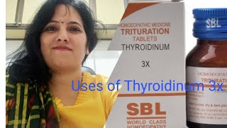 Thyroidinum3x in hindi for hypothyroidism amp hyperthyroidism Thyroidinum drug picturemateriamedica [upl. by Ilanos778]