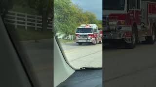 McHenry township engine E43 responding [upl. by O'Meara]