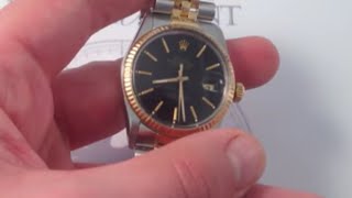 Rolex Oyster Perpetual Datejust 16013 Luxury Watch Review [upl. by Matti240]