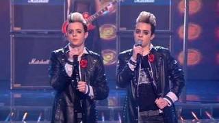 The X Factor 2009  John and Edward  Live Show 4 itvcomxfactor [upl. by Oicafinob]