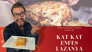 Kat kat enfes İtalyan Lezzeti Lazanya nasıl yapılır [upl. by Nnayllek]