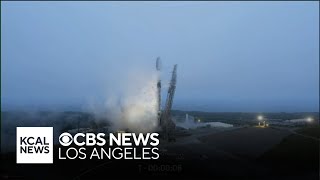 SpaceX launches another Falcon 9 rocket from Vandenberg Space Force Base [upl. by Ydnor]