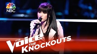 The Voice 2015 Knockouts  Mia Z quotHold On Im Cominquot [upl. by Aretak]