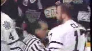 Wendel Clark vs Marty McSorely [upl. by Alys195]