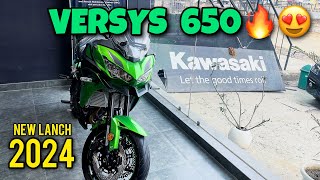 New 2024 Kawasaki VERSYS 650🔥Complete information🔥Review amp Facelift [upl. by Maxi454]