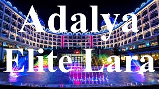 Hotel Adalya Elite Lara 5sta Video Aksu Antalya Turkey [upl. by Evadne]