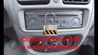 Como Desbloquear o Radio Original Renault [upl. by Romeon]