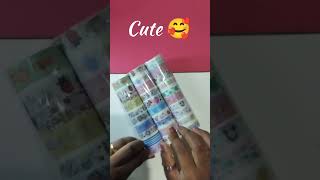 ✨UNBOXING WASHI TAPE ✨ unboxingvideo unboxing cute viralshort viralvideo [upl. by Maye231]