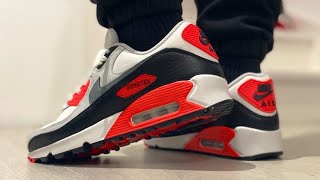 THESE ARE EPIC NIKE AIR MAX 90 GORETEX INFARED On Feet Review [upl. by Etnovert447]