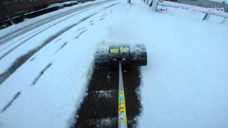 Stihl KM 130R  KBKM sweeping snow [upl. by Iteerp]