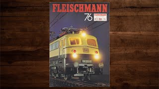 Fleischmann Katalog 1976 – Modellbahn Modelleisenbahn H0 [upl. by Goat136]