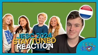 🇳🇱 Stay Tuned quotMusic” REACTION  Netherlands  Junior Eurovision 2024 [upl. by Downing]