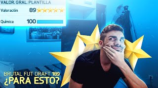 FUT DRAFT 189 VALORACIÓN  ¿PARA ESTO  REGALAZO MASTERCARD [upl. by Nevla]