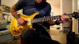 PRS DGT David Grissom Trem Goldtop Moon inlays  demo by RJ Ronquillo [upl. by Horatius402]