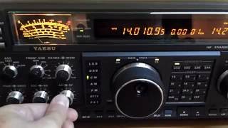 Yaesu FT1000D Vs Icom 7300 CW on 20 meters  2° Videos  IW2NOY [upl. by Eugen183]