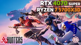 Fortnite  Ryzen 7 5700X3D  RTX 4070 SUPER [upl. by Vanni691]