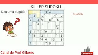 SUDOKU KILLER  Como resolver  2021 [upl. by Noakes632]