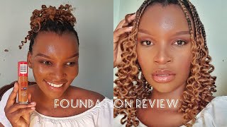 VLOGTOBERRIMMEL LONDON LASTING FINISH 35hr FOUNDATION REVIEWRENEILWE MOKABENG [upl. by Anitsrhc]