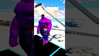 GTA 5 Epic Ragdolls  Spider Man JumpsFails Ep1537 Shorts gta5 [upl. by Zedecrem834]