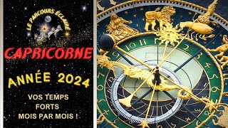 CAPRICORNE ANNÉE 2024 Vos prévisions  ❤️‍🔥💵⚕️Incroyable vous arrivez enfin au sommet  Waouh 💫🫢 [upl. by Hars]