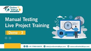 What is Manual Testing  Manual Testing Tutorial  Software Testing  Demo 3  OnlineITvidhya [upl. by Wengert]